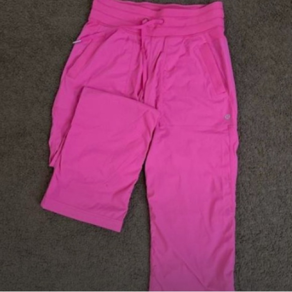 Lululemon Athletica Pink Dance studio Pants -low rise